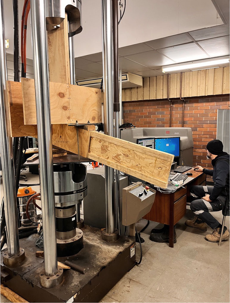 FASTSLOW House University of Newcastle - structural tension testing Image